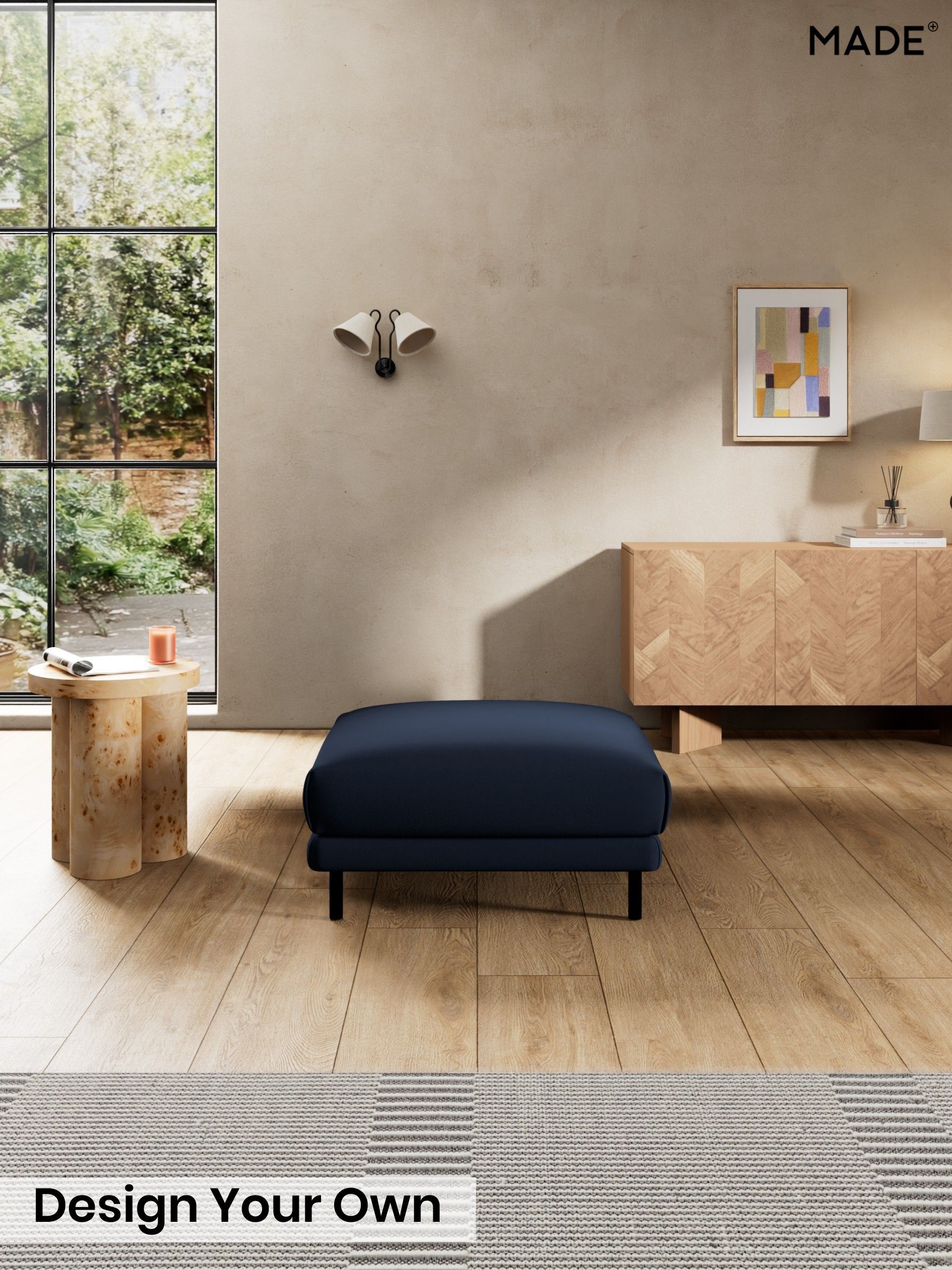 Matt Velvet Easy Clean/Dark Navy Blue - Odin By Made