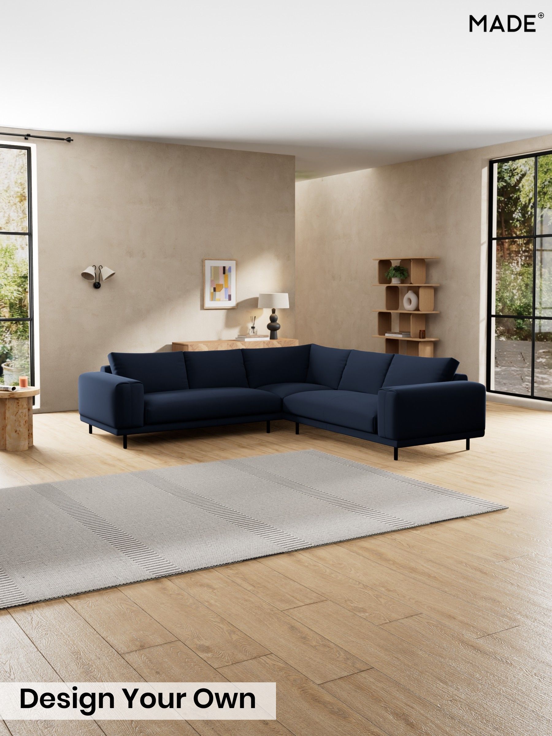Matt Velvet Easy Clean/Dark Navy Blue - Odin By Made
