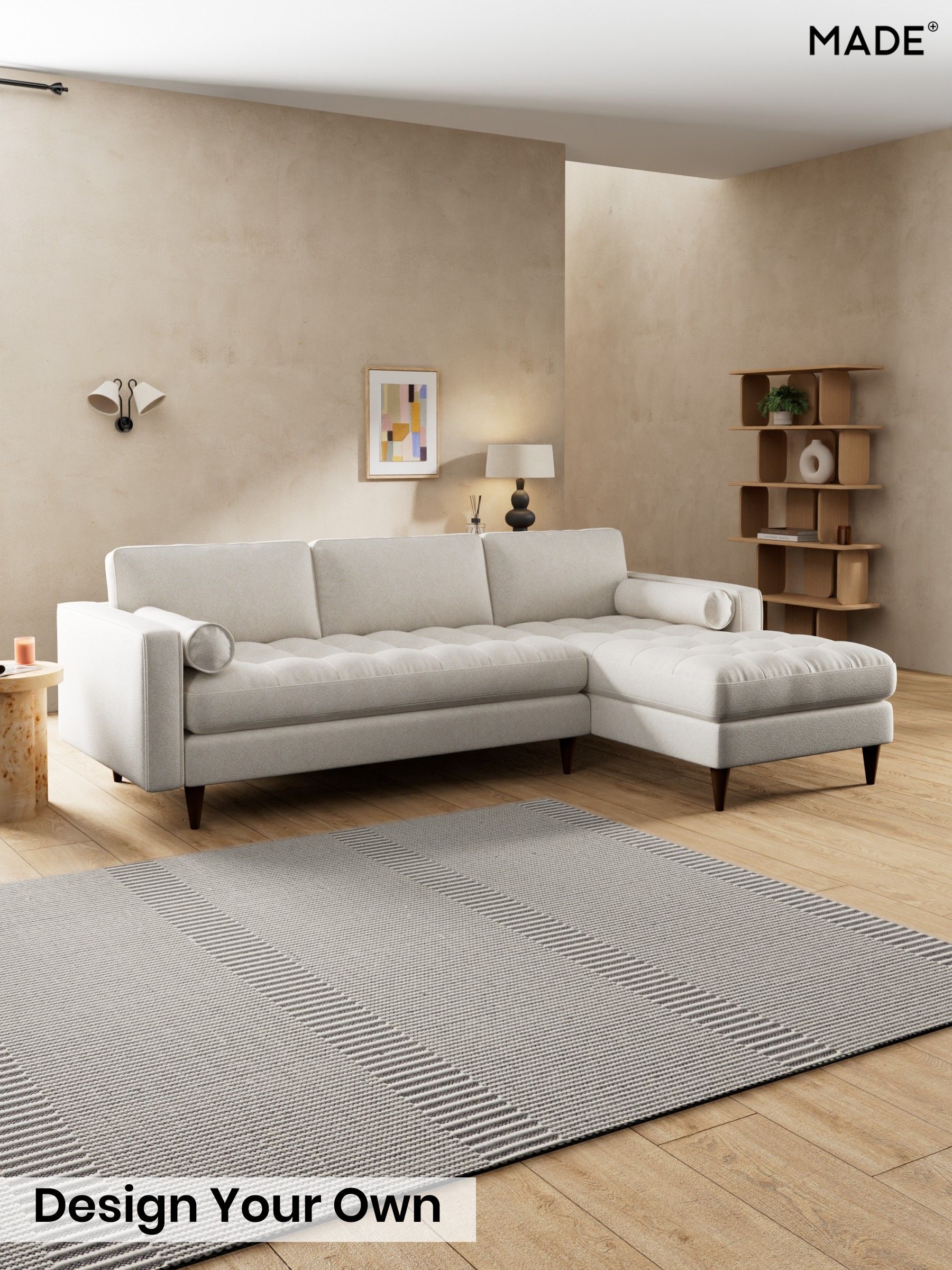Soft Touch Boucle/Off White - Scott By Made