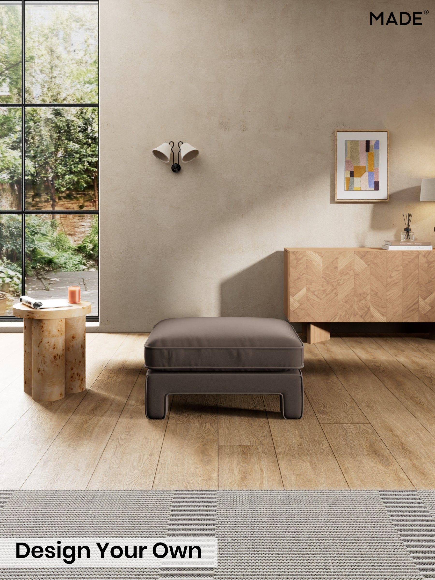 Matt Velvet Easy Clean/Soft Brown - Holloway By Made