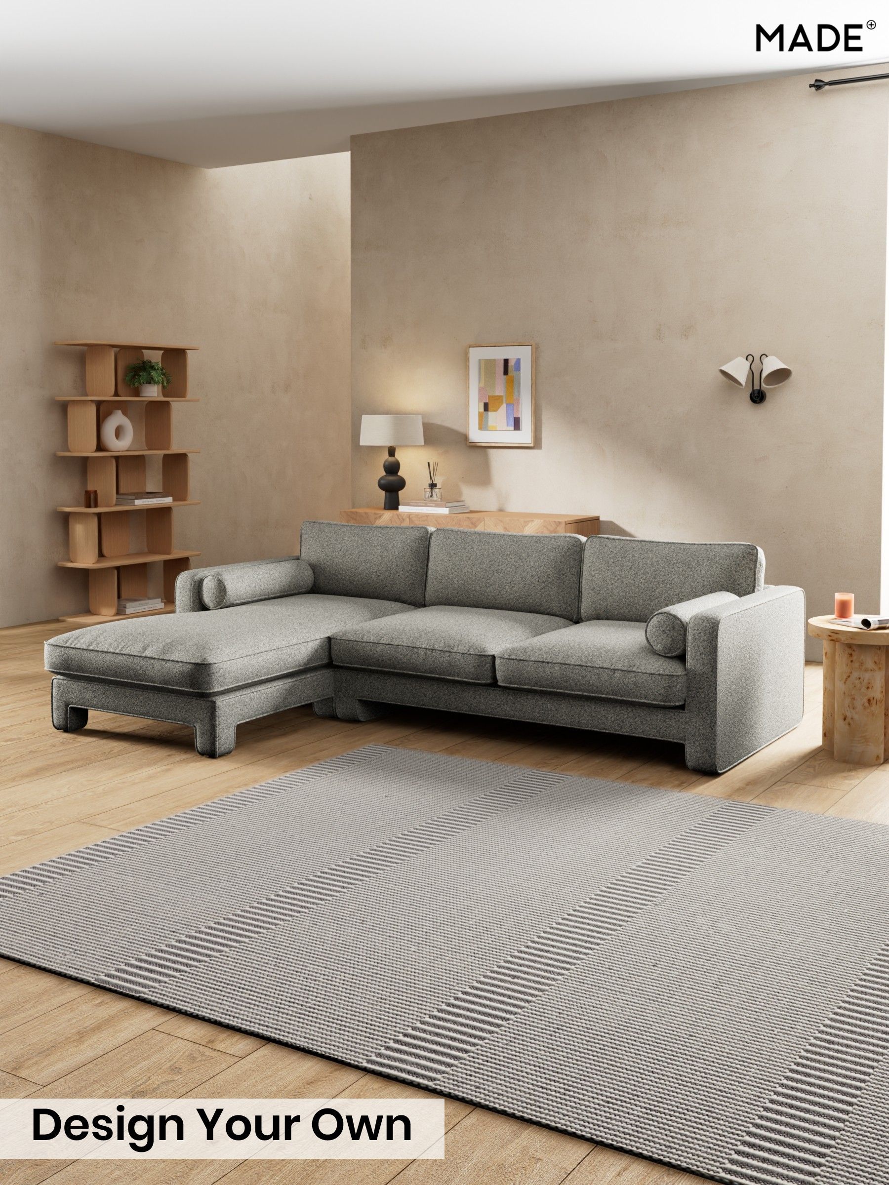 Soft Touch Boucle/Grey Marl - Holloway By Made