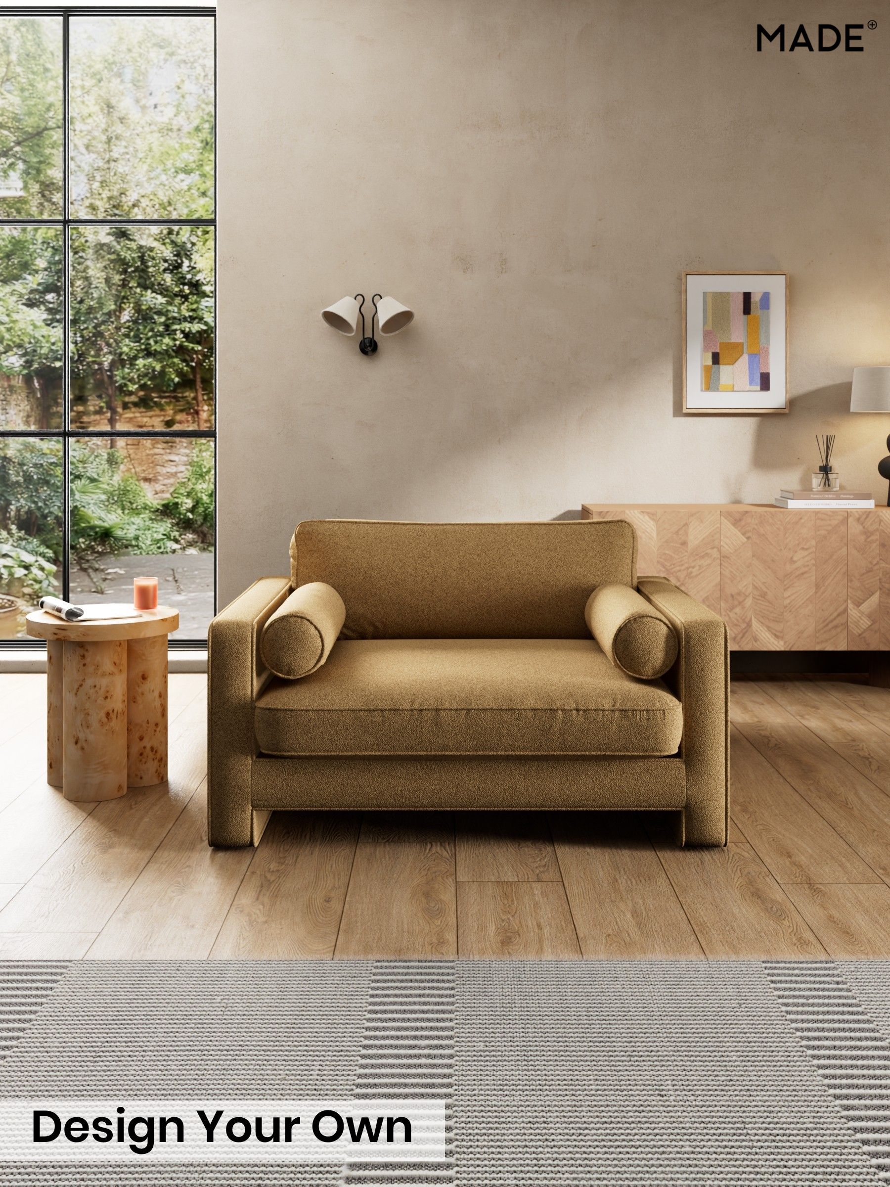 Soft Touch Boucle/Caramel Natural - Holloway By Made