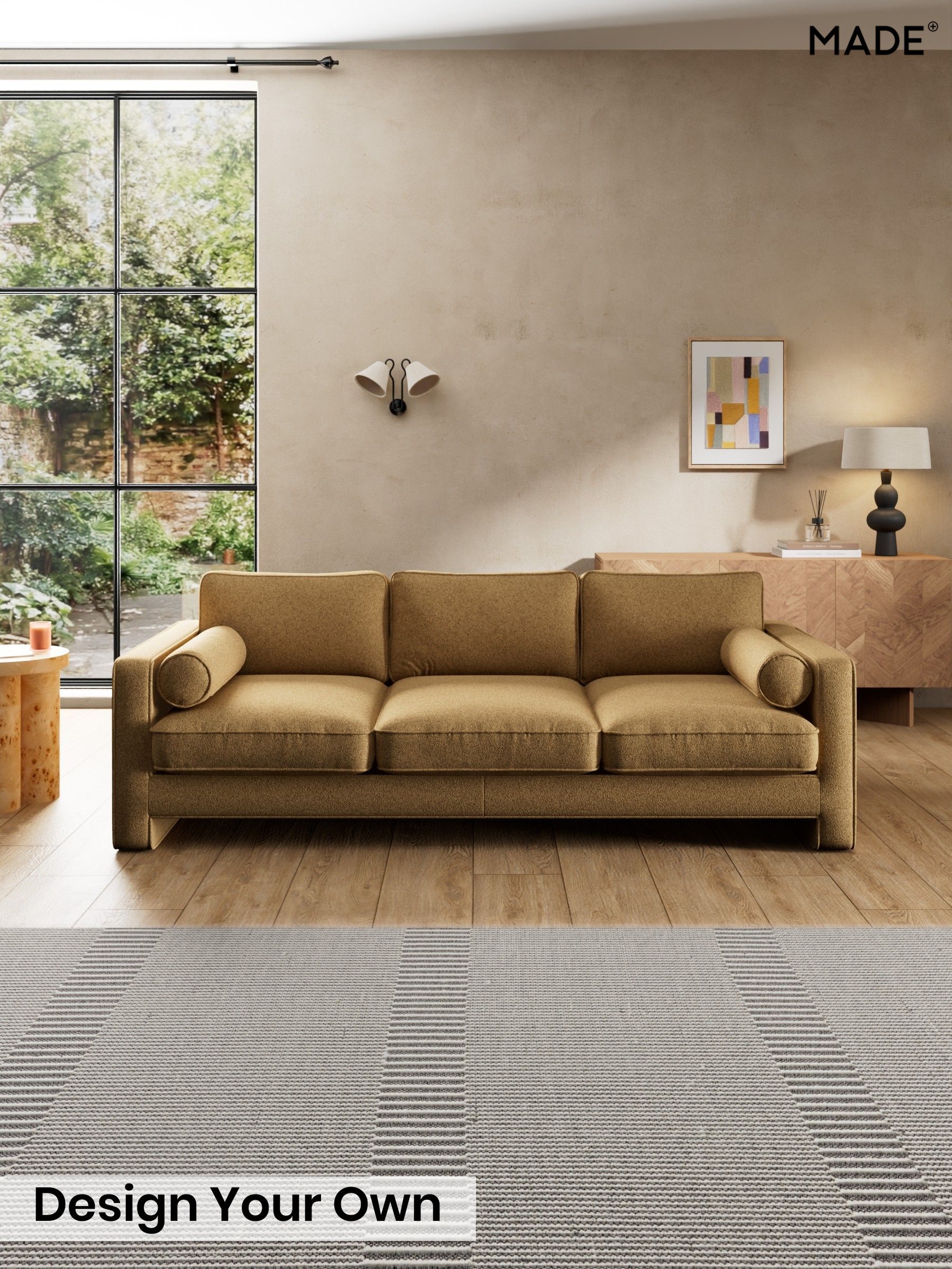Soft Touch Boucle/Caramel Natural - Holloway By Made