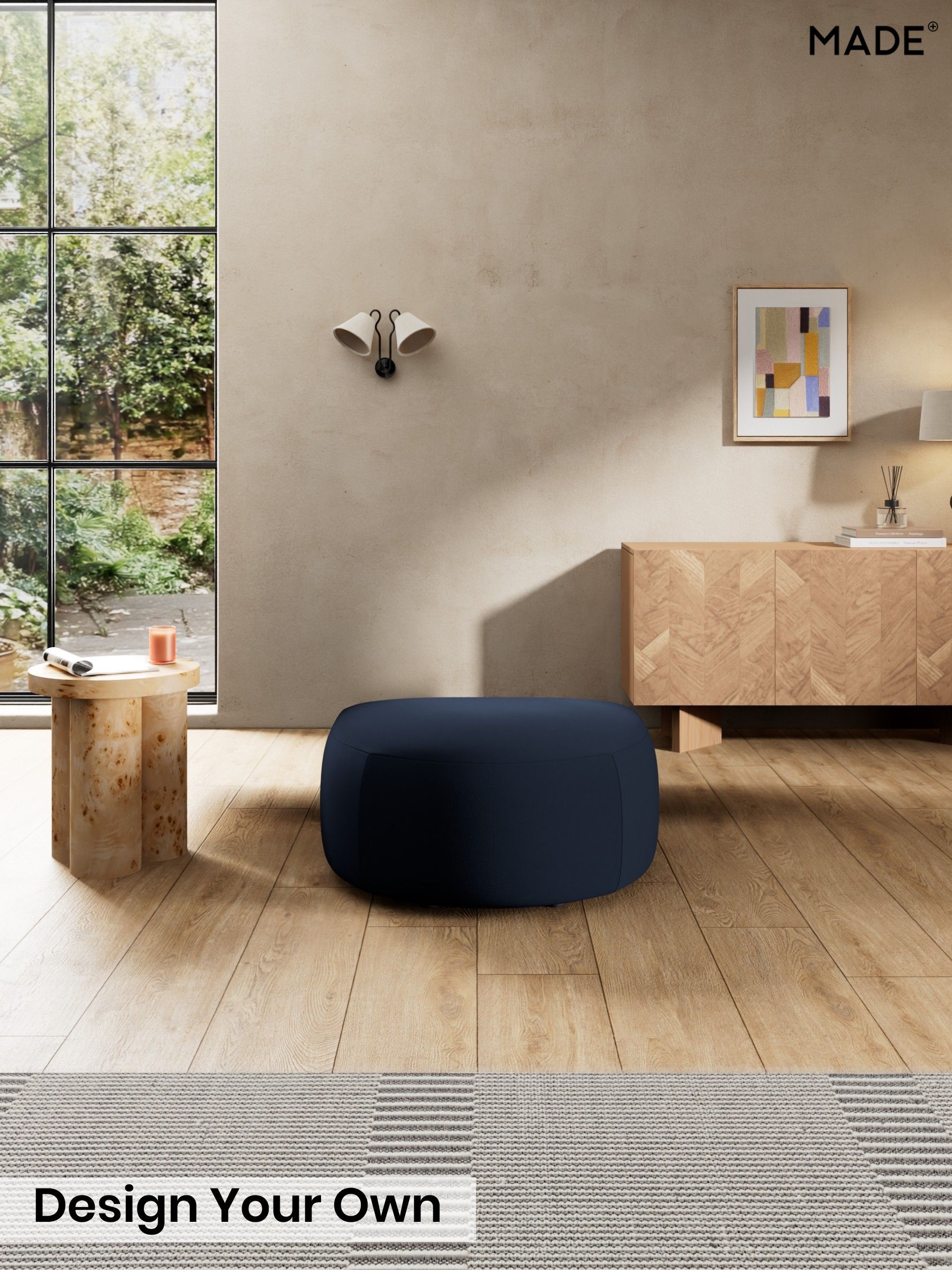 Matt Velvet Easy Clean/Dark Navy Blue - Soma By Made