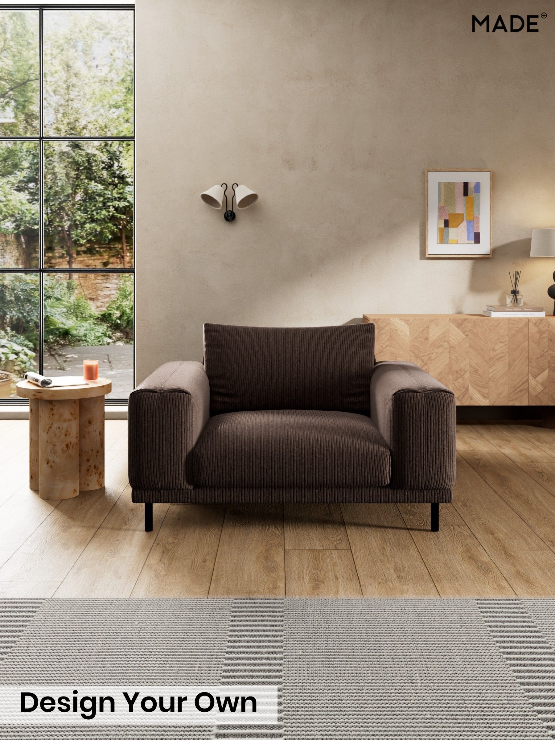 Matt Corduroy/Chocolate Brown - Odin By Made