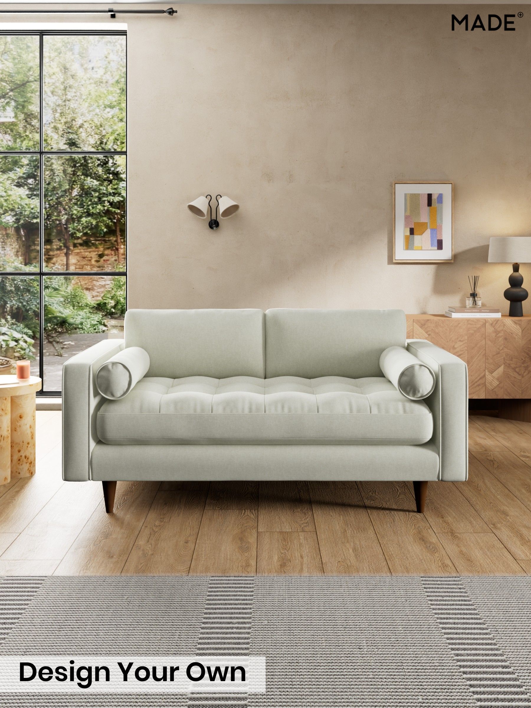 Textured Slub Weave/Light Natural - Scott By Made
