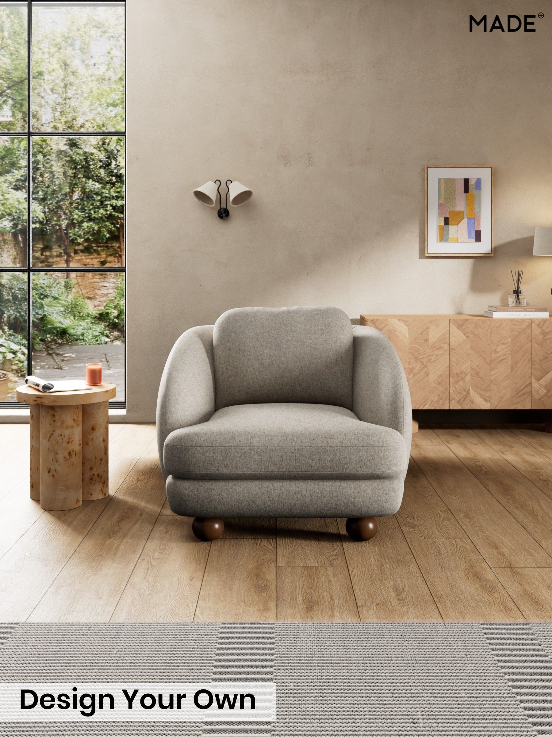 Woven Fleck/Natural - Madris By Made