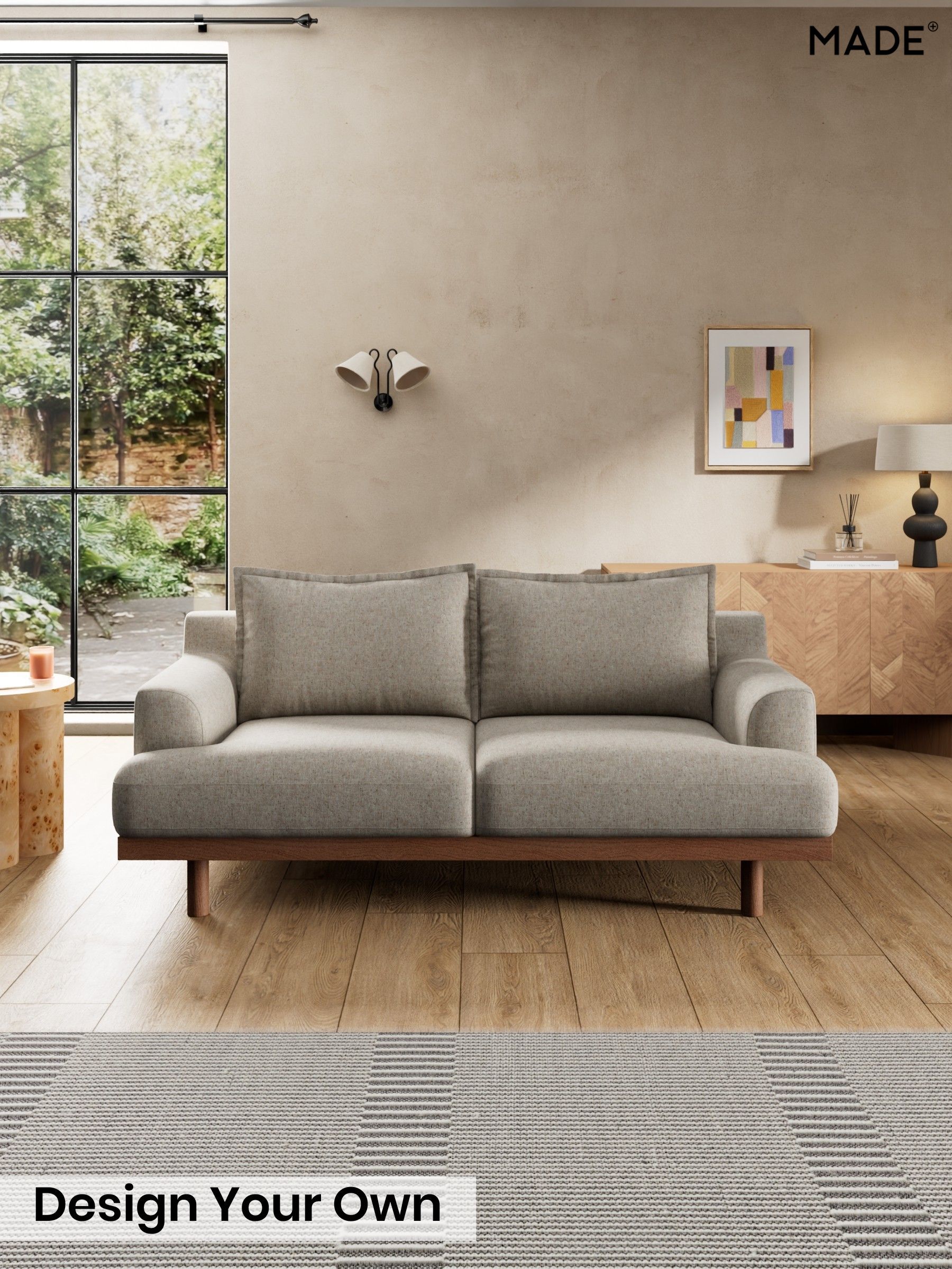 Woven Fleck/Natural - Turin By Made