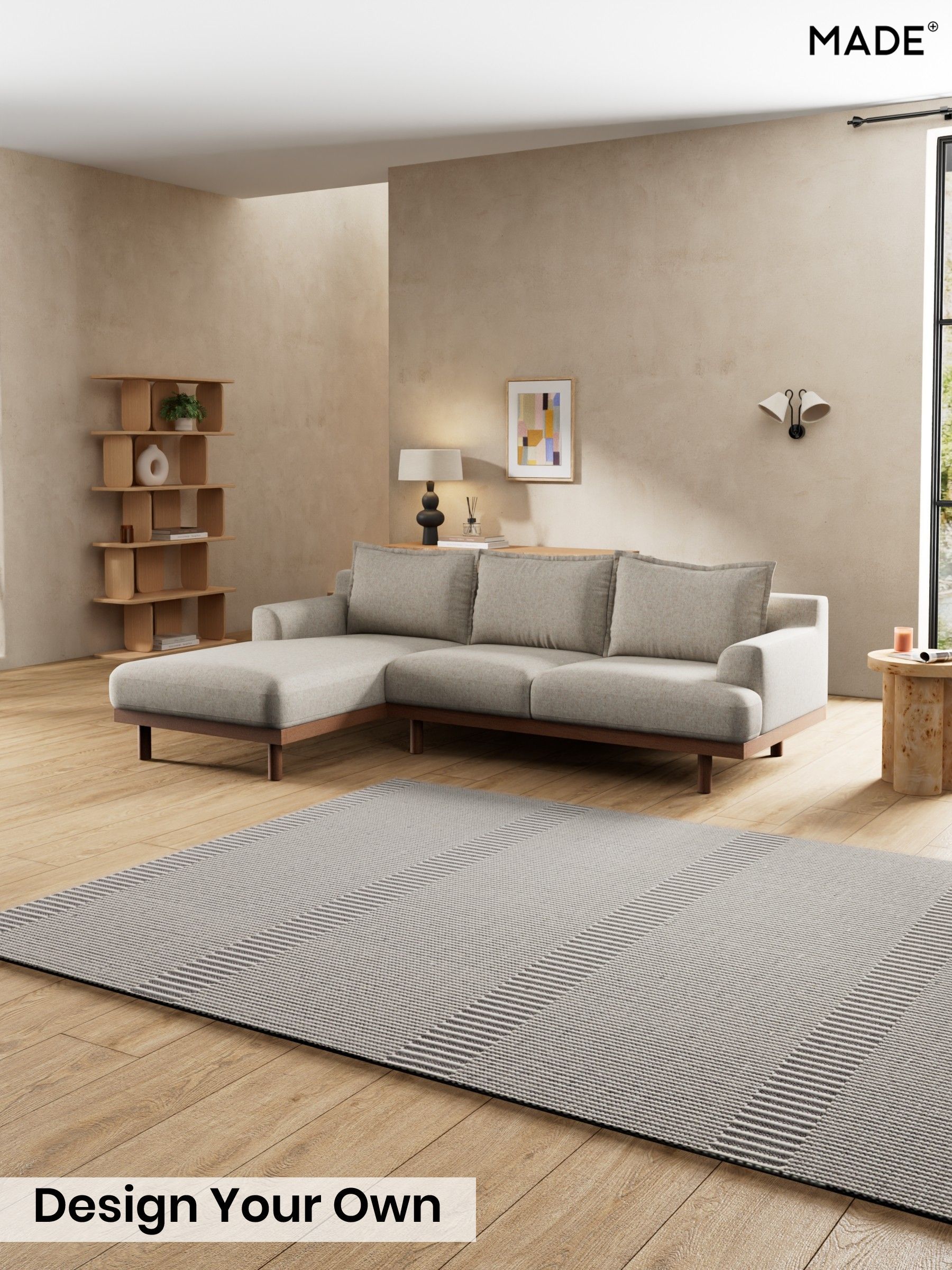 Woven Fleck/Natural - Turin By Made