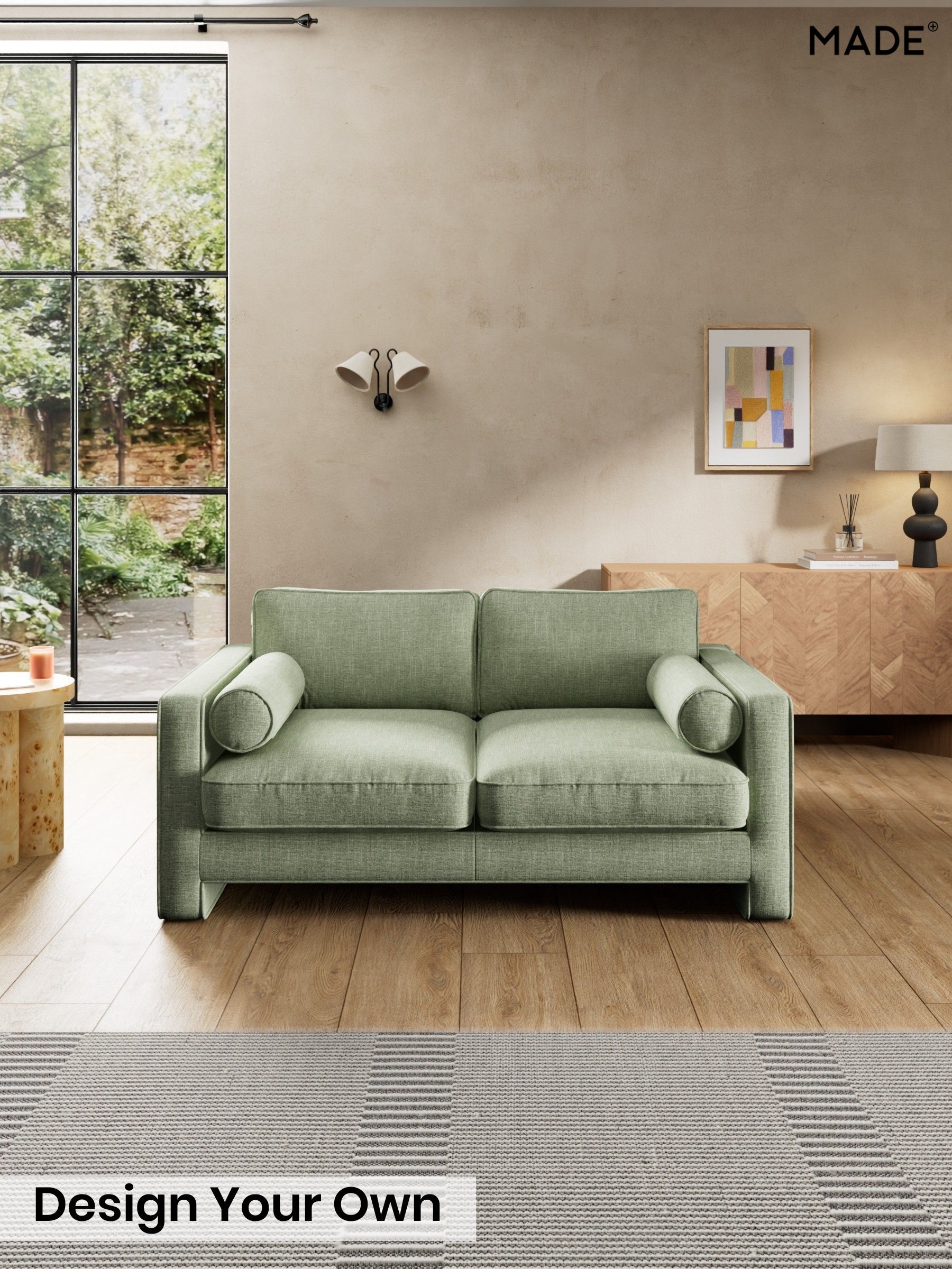 Woven Fleck/Sage Green - Holloway By Made