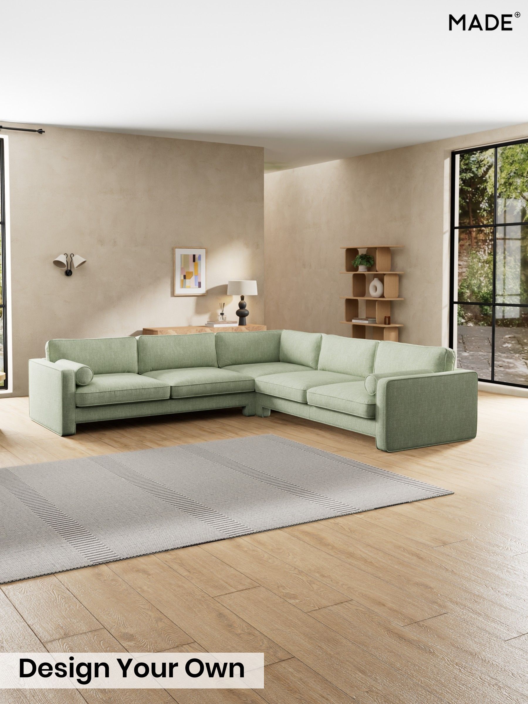 Woven Fleck/Sage Green - Holloway By Made