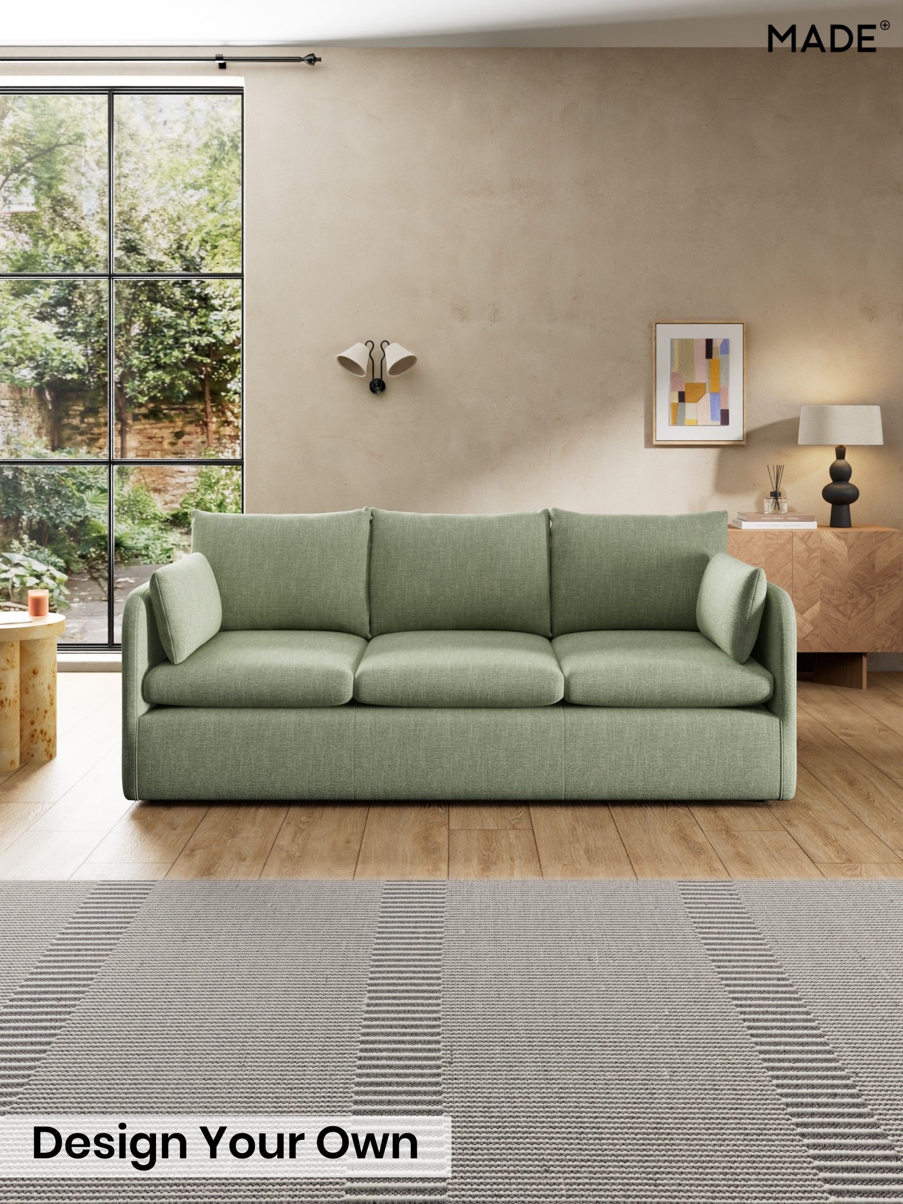 Woven Fleck/Sage Green - Jackson By Made