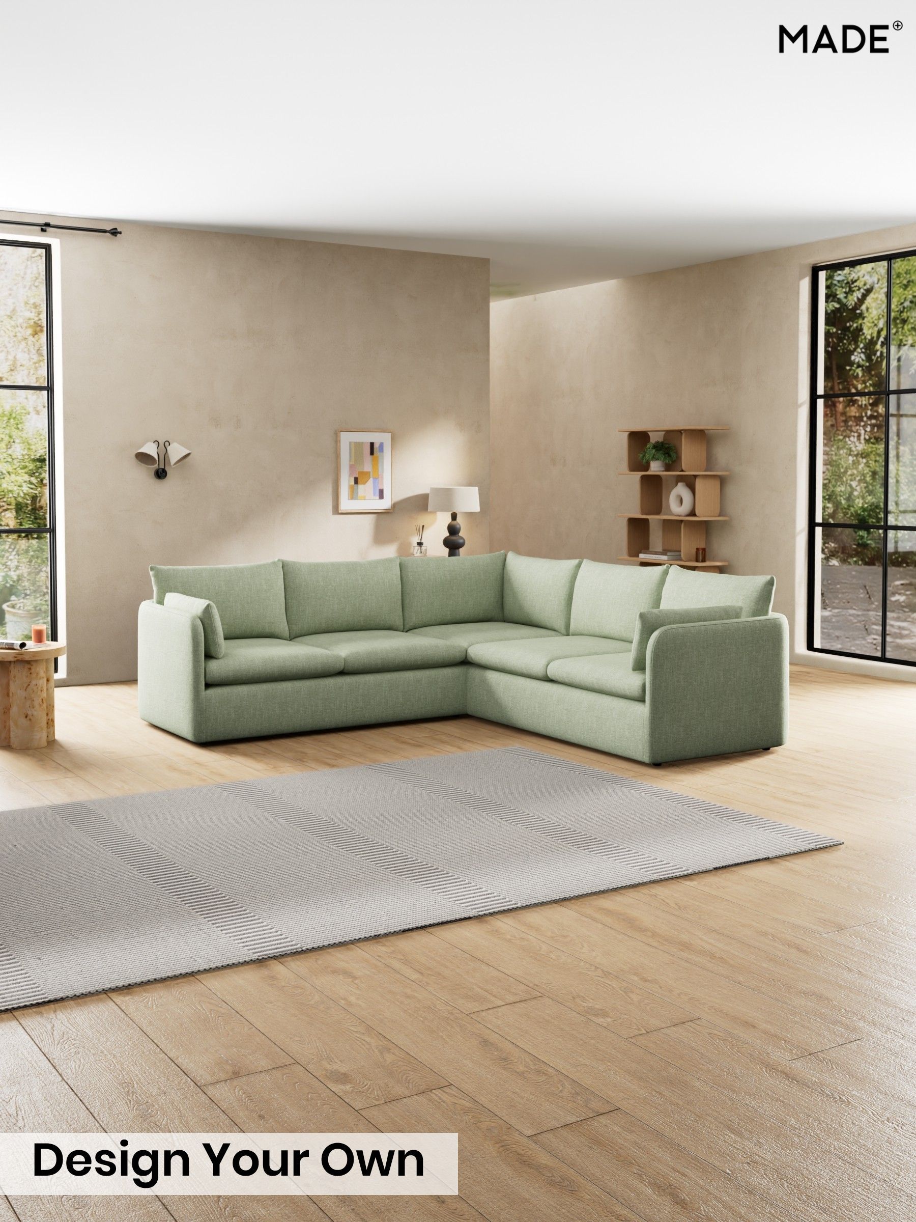 Woven Fleck/Sage Green - Jackson By Made