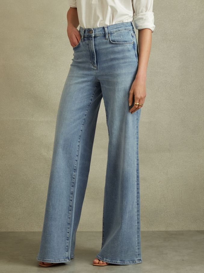 Palazzo Jeans in Light Blue (114098) | €125
