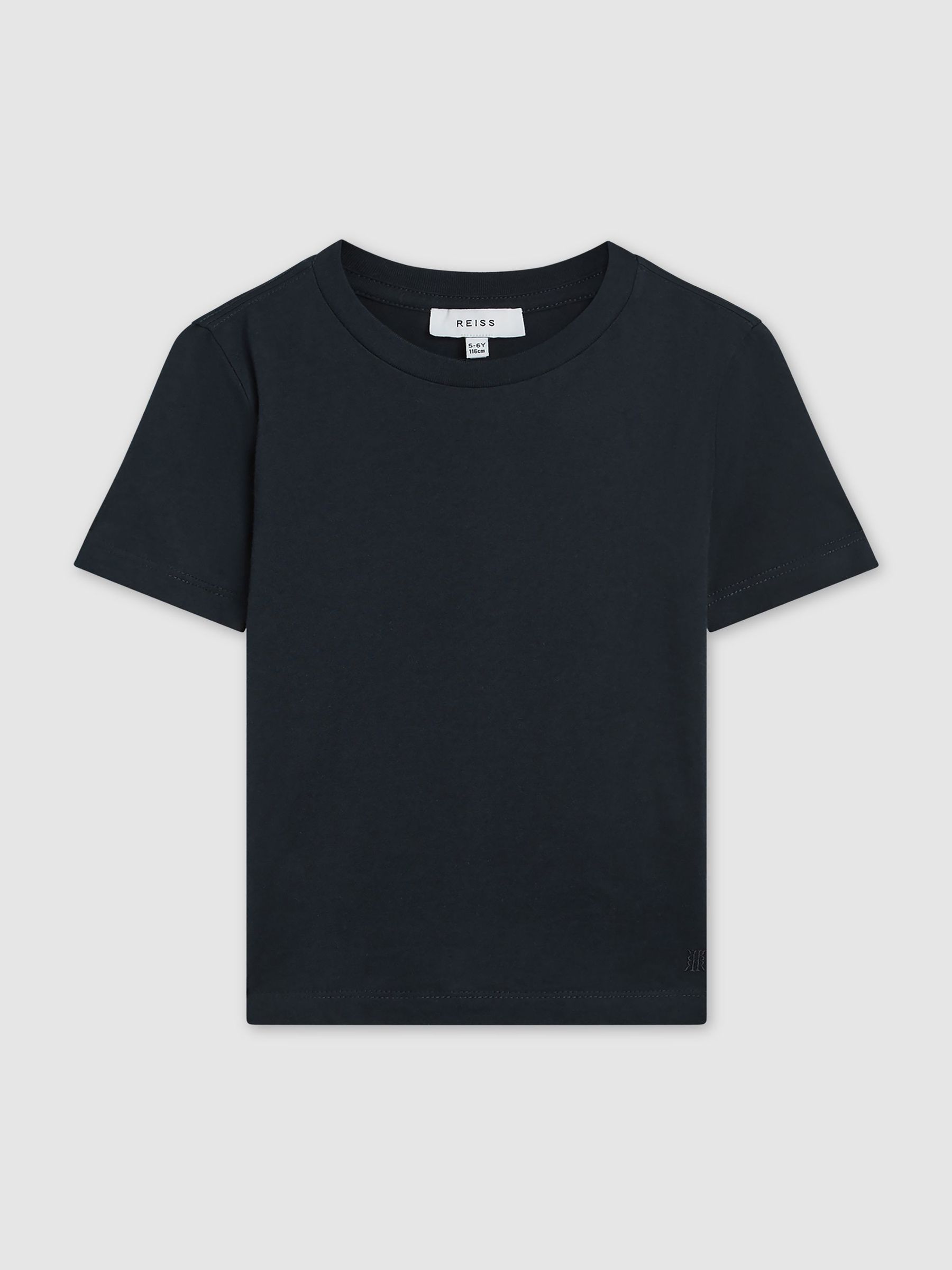 13-14 yrs Cotton Crew Neck T-Shirt in Navy (126009) | €20