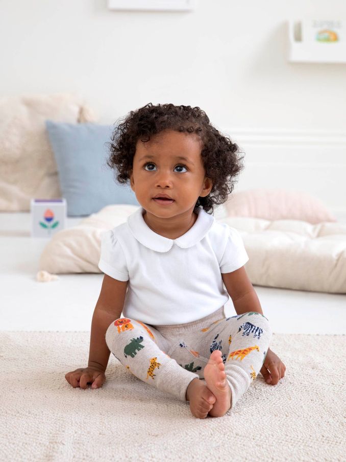 Natural Safari Knitted Leggings (155708) | $21