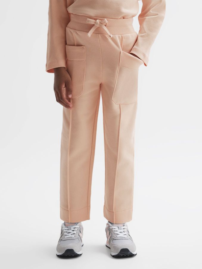 9-14 yrs Drawstring Front Seam Joggers in Pink (158040) | €28