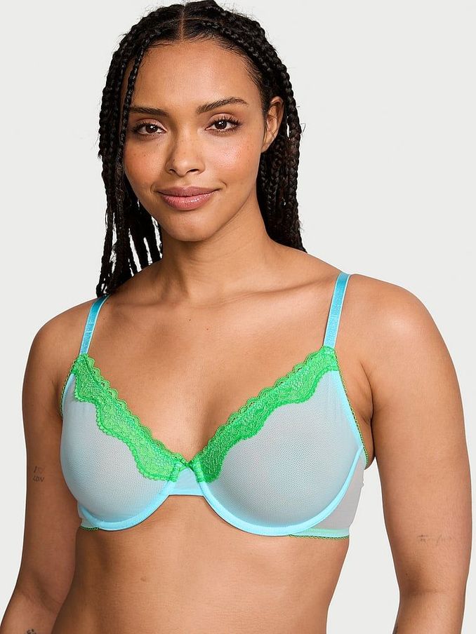 Cool Down Blue Unlined Demi Bra (161948) | €10