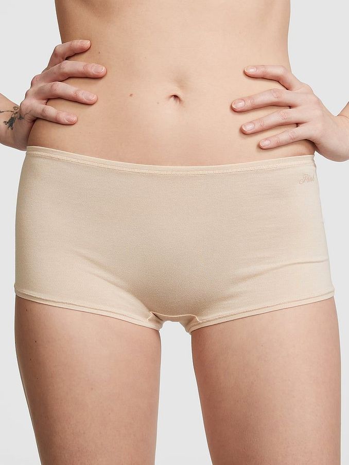 Marzipan Nude Cotton Boyshort Knickers (162094) | €10.50