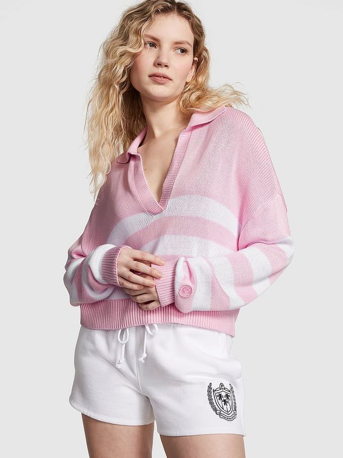 Spring Orchid Pink V-Neck Jumper (162228) | €27