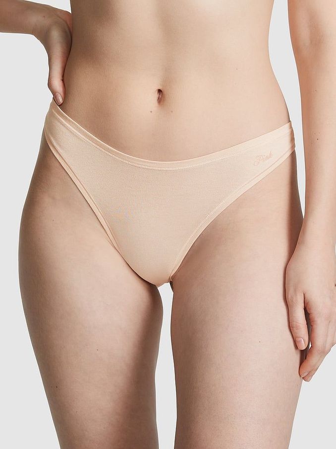 Marzipan Nude Thong Cotton Knickers (162663) | €10.50