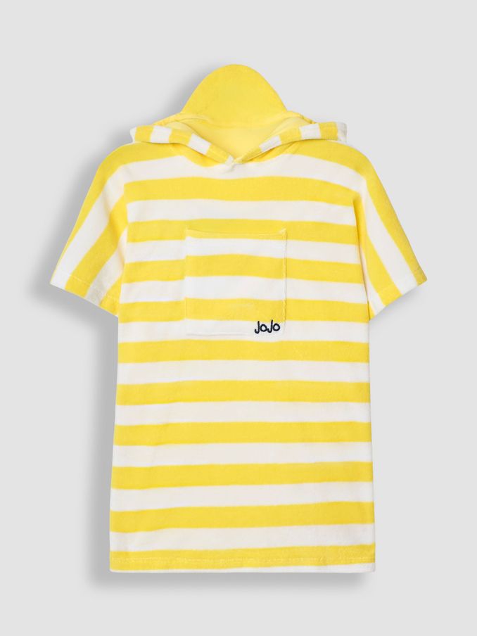 Duck Towelling Hooded Robe in Yellow (170809) | $41