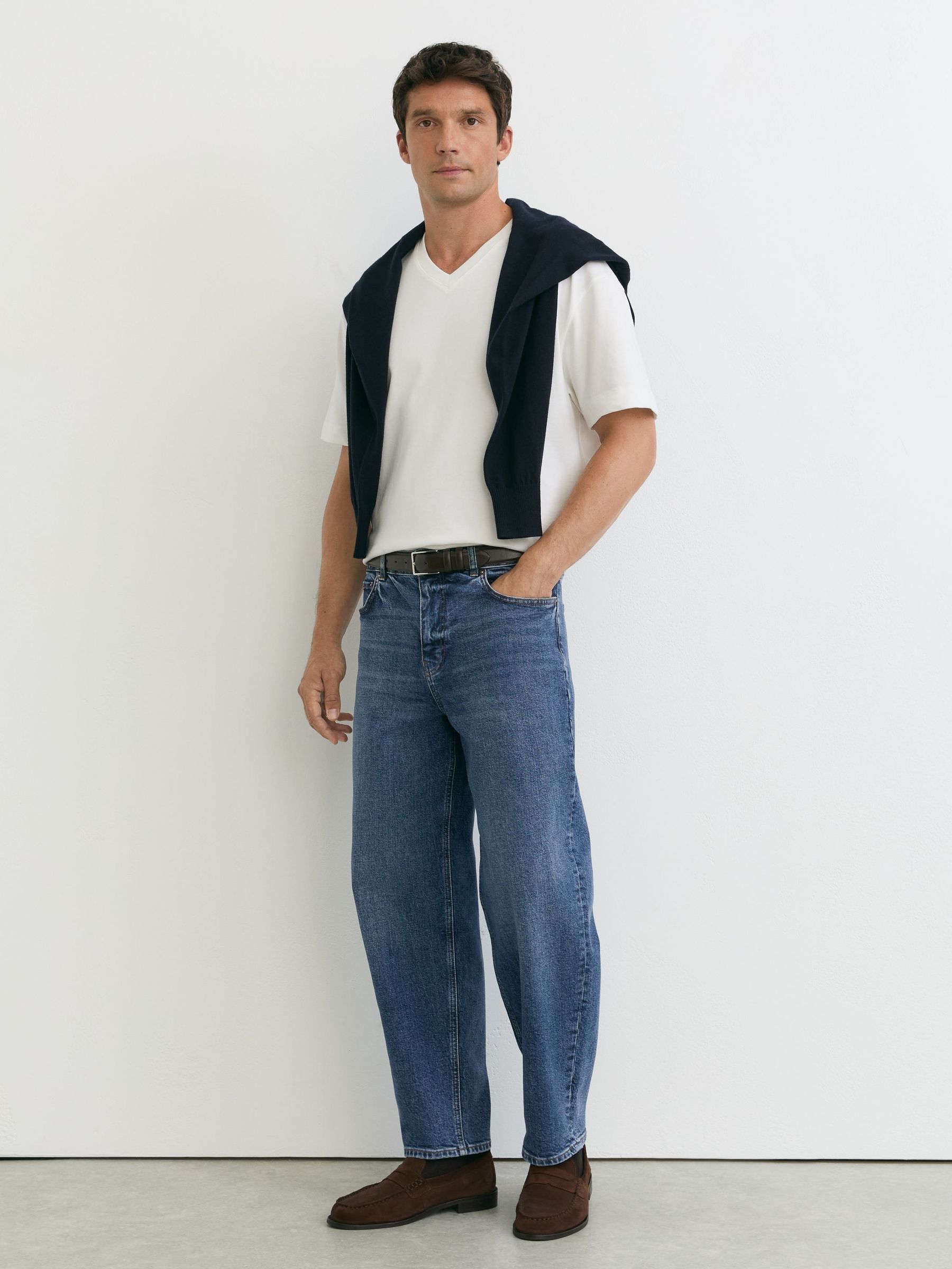 Bleu indigo délavé - Regular Jeans