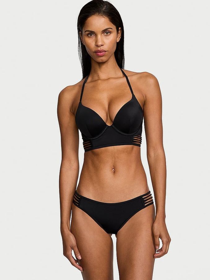 Nero Black Add 2 Cups Push Up Archive Swim Bikini Top (187320) | €27