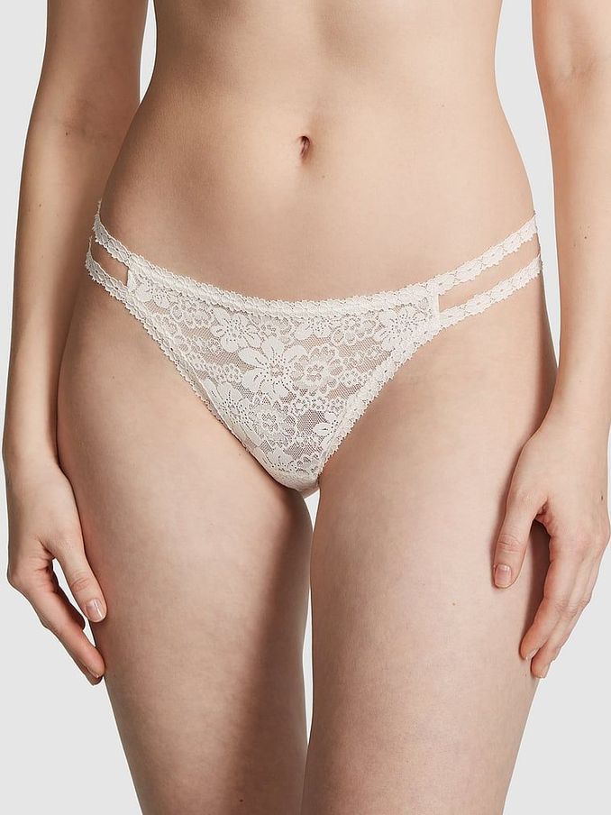 Coconut White Thong Lace Knickers (189467) | €10.50
