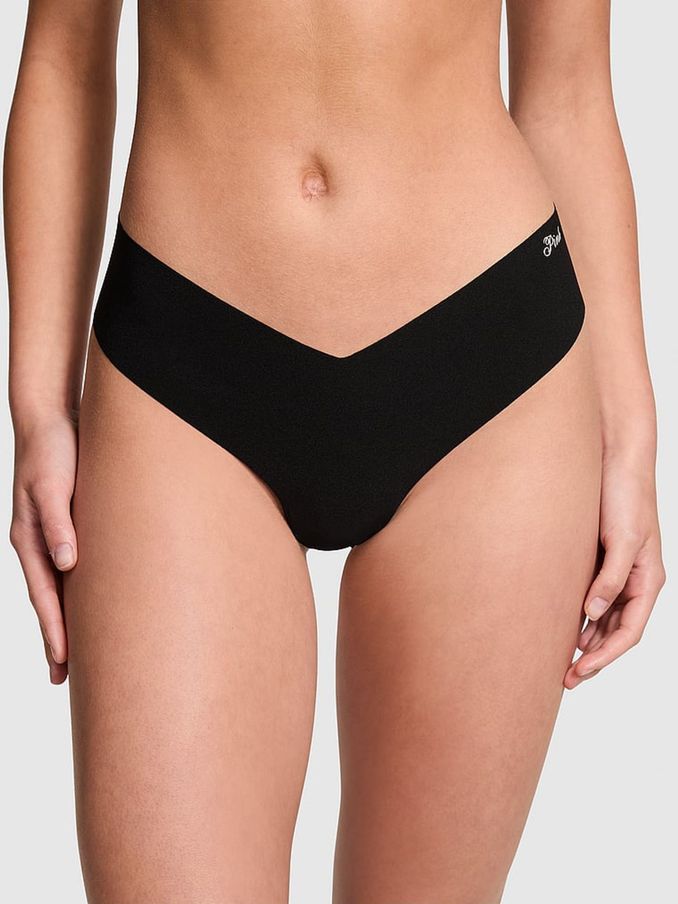 Black High Leg Thong Knickers (189721) | €10.50