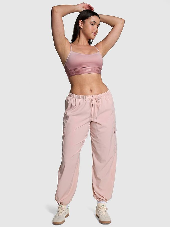 Wanna Be Pink Parachute Cargo Trousers (190361) | €27
