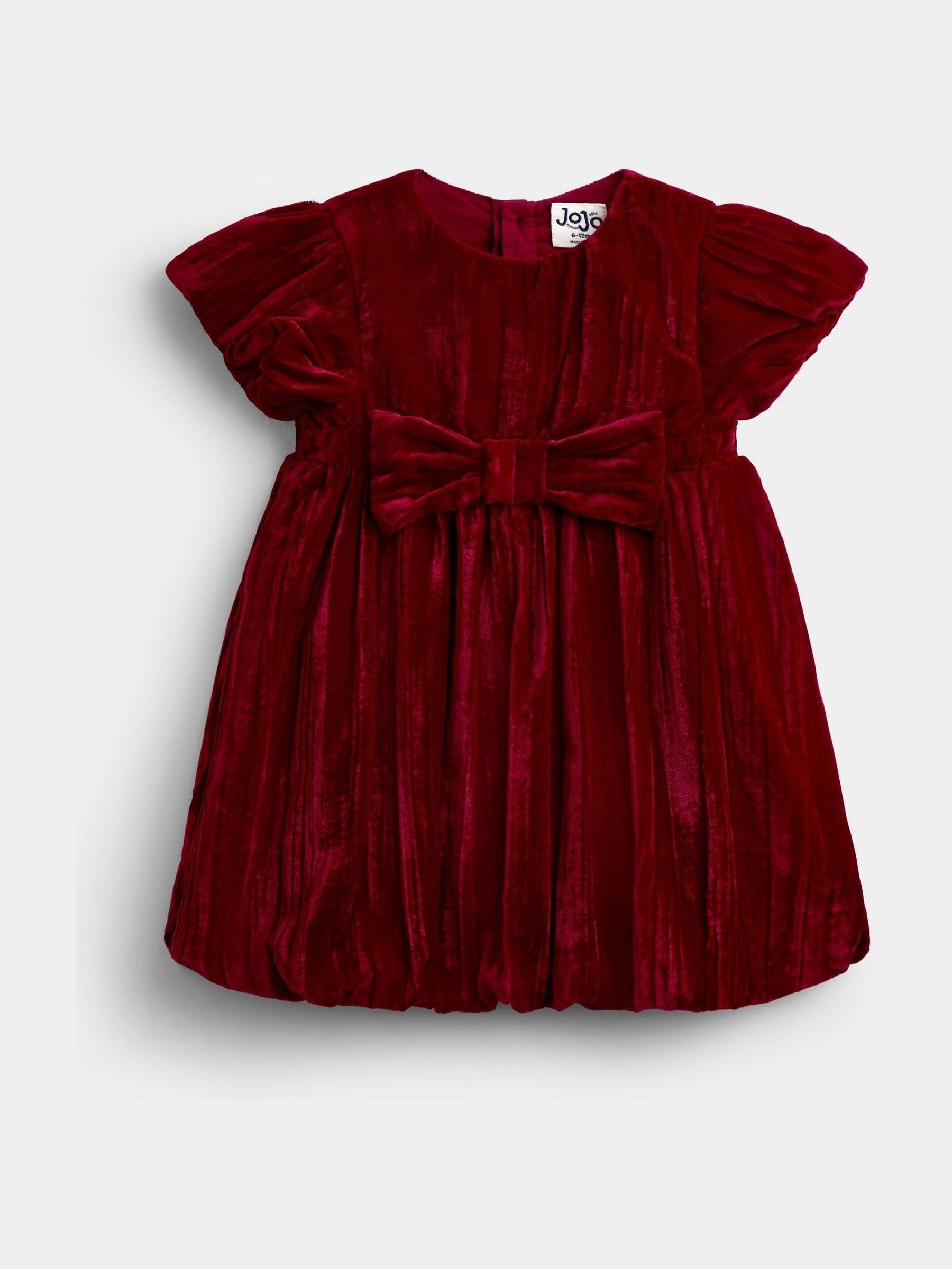 Bright Red - Velvet Christmas Dress