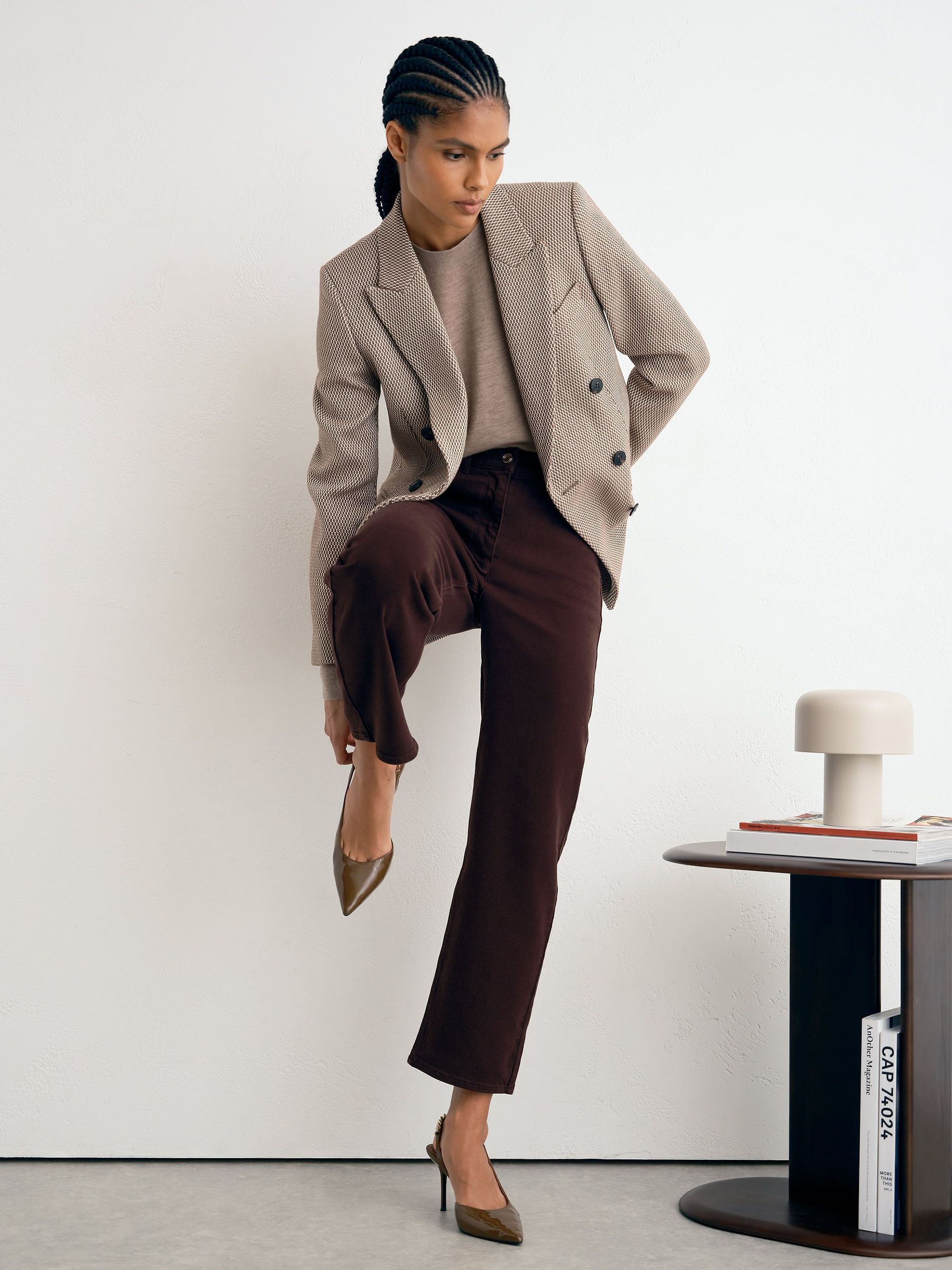 Grape - Mid-rise Straight-leg Jeans