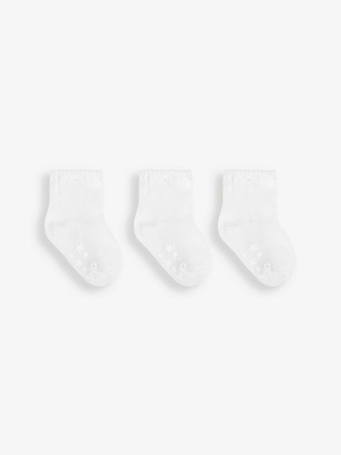 White 3-Pack Princess Socks (332090) | $20