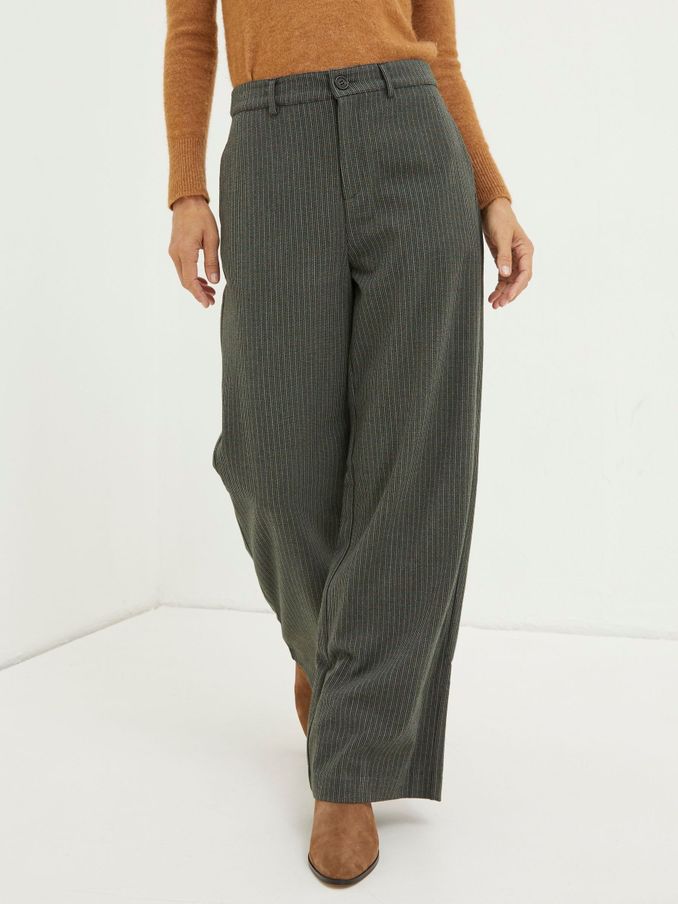 Grey Presley Mini Check Trousers (354442) | €34