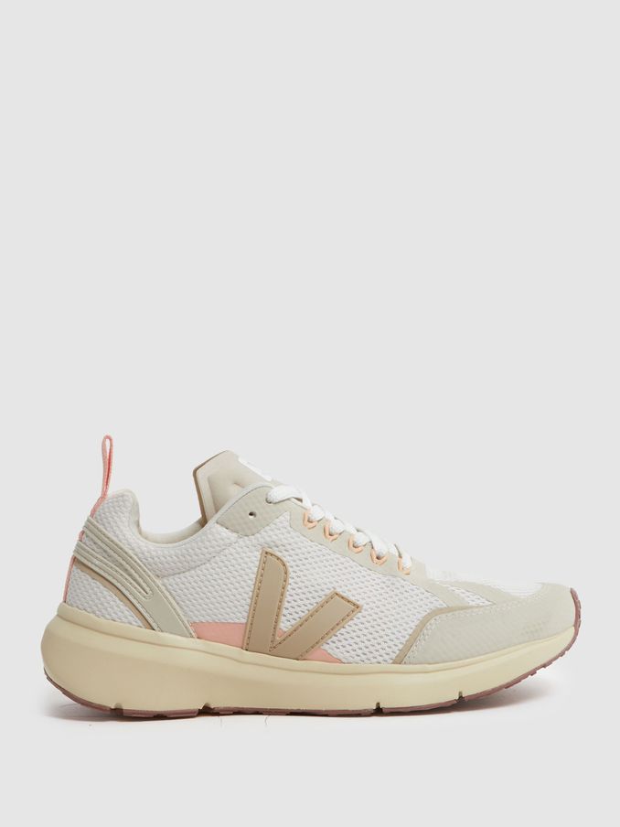 Veja Mesh Running Trainers in Gravel Almond (410476) | $161