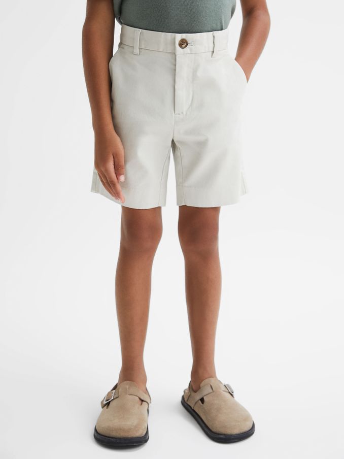4-9 yrs Casual Chino Shorts in Chalk (422558) | €35