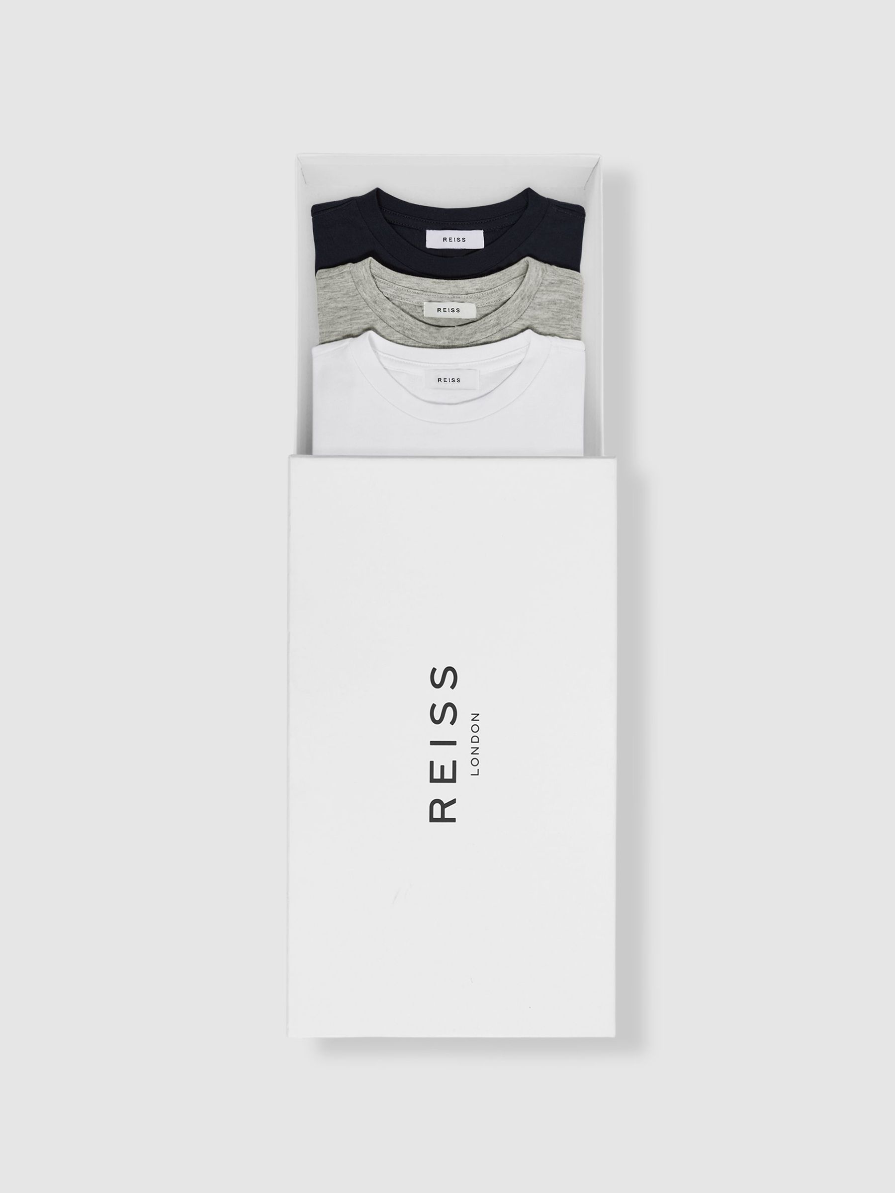 3-9 yrs Three Pack Of Crew Neck T-Shirts in Multi (425472) | €21