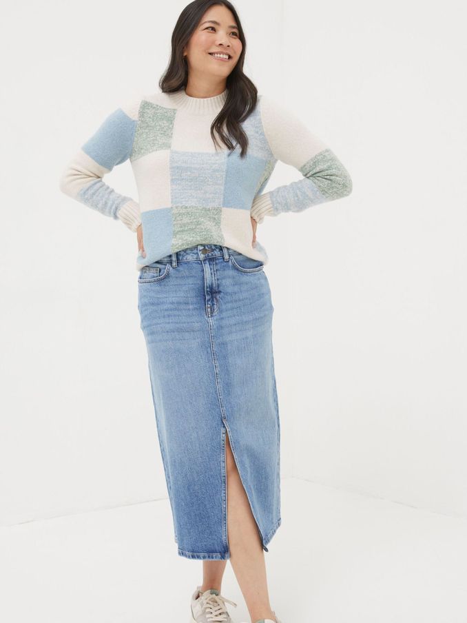 Carla Blue Denim Midi Skirt (449274) | €36
