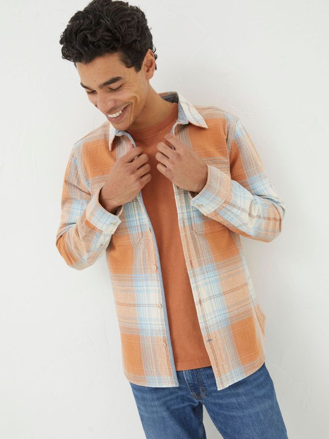 Burland Orange Ombre Check Shirt (449494) | €31 - €33