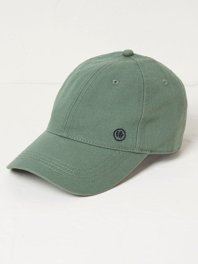 Green 100% Cotton Canvas Baseball Cap (450451) | $24