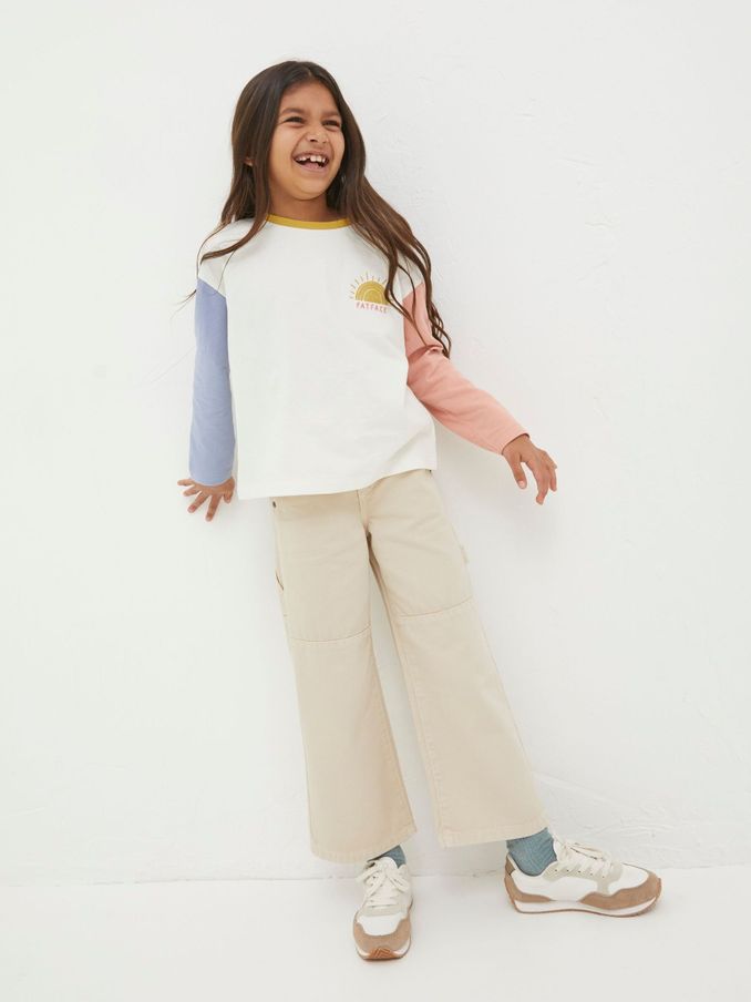 Natural Sun Embroidered T-Shirt (451044) | $12