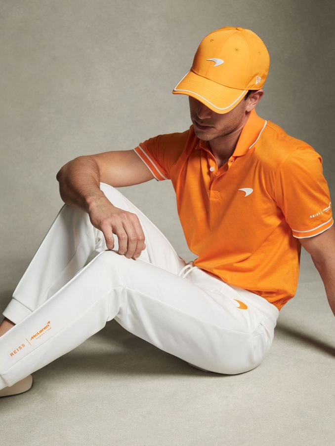 McLaren F1 Interlock Jersey Drawstring Joggers in White (547435) | €83