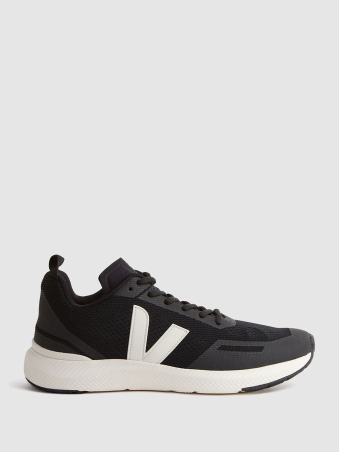 Veja Lightweight Trainers in Cream/Black (558644) | US$121