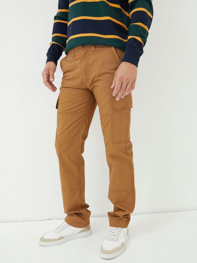 Corby Brown Ripstop Cargo Trousers (570034) | €50