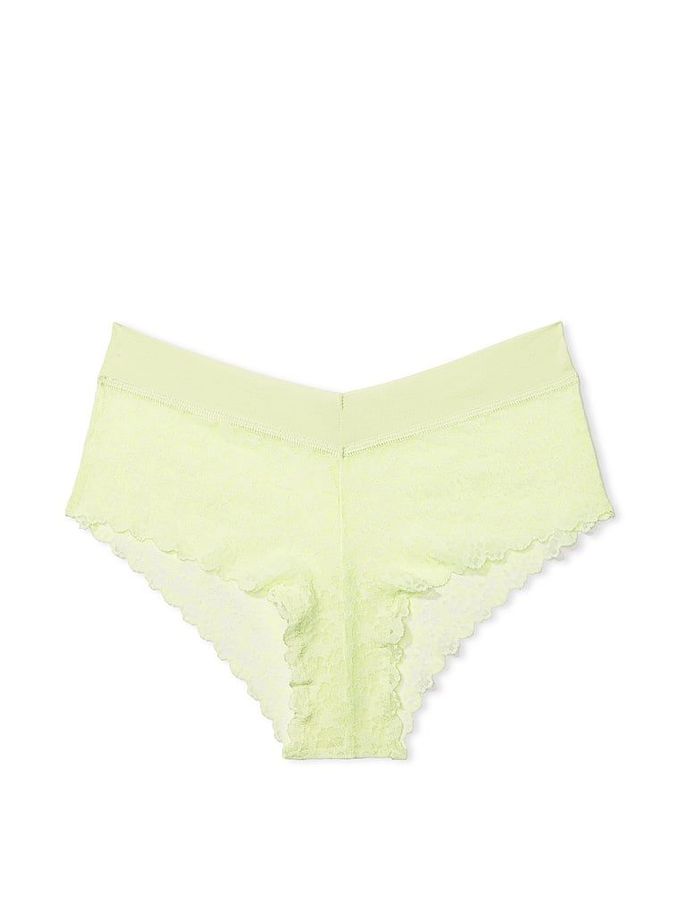 Lime Cream Green Cheeky No Show Lace Knickers (595596) | €10.50