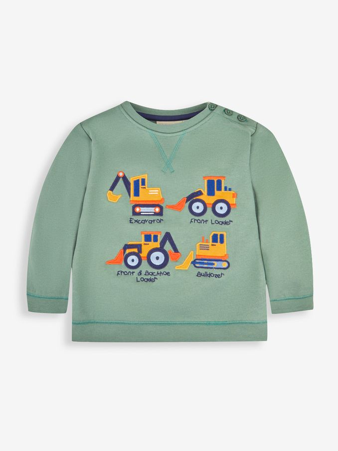 Green Diggers Digger Appliqué Sweatshirt (595661) | $24