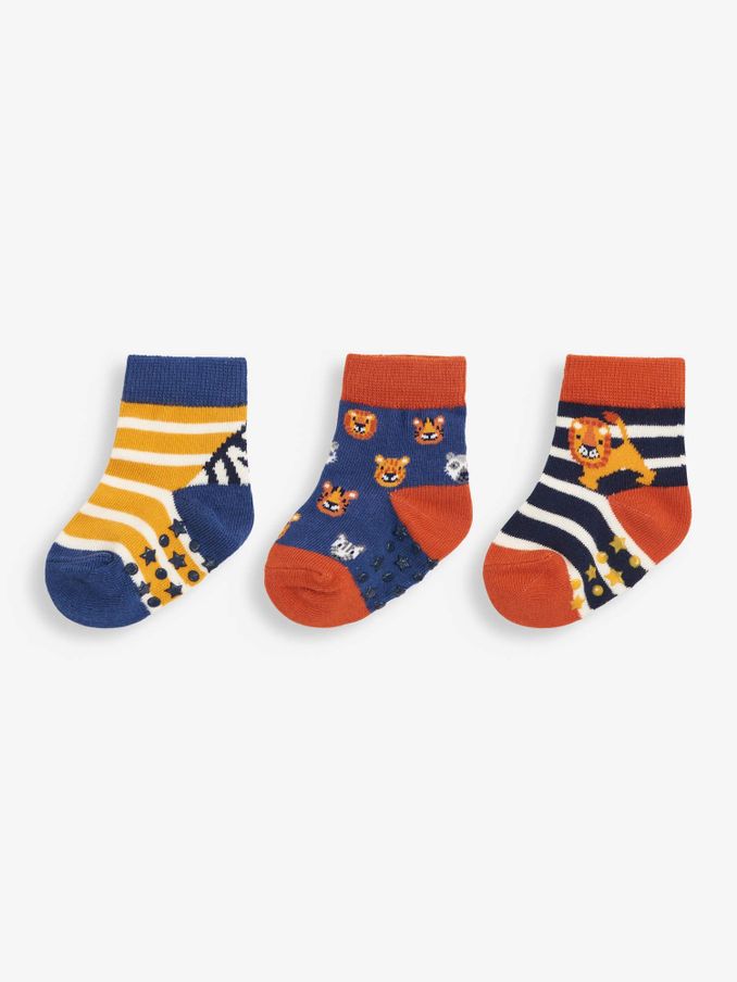 Blue 3-Pack Safari Socks (613827) | $16
