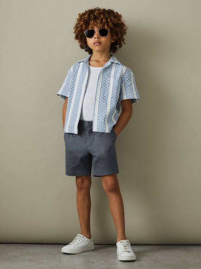 3-9 yrs Casual Chino Shorts in Airforce Blue (616242) | €35