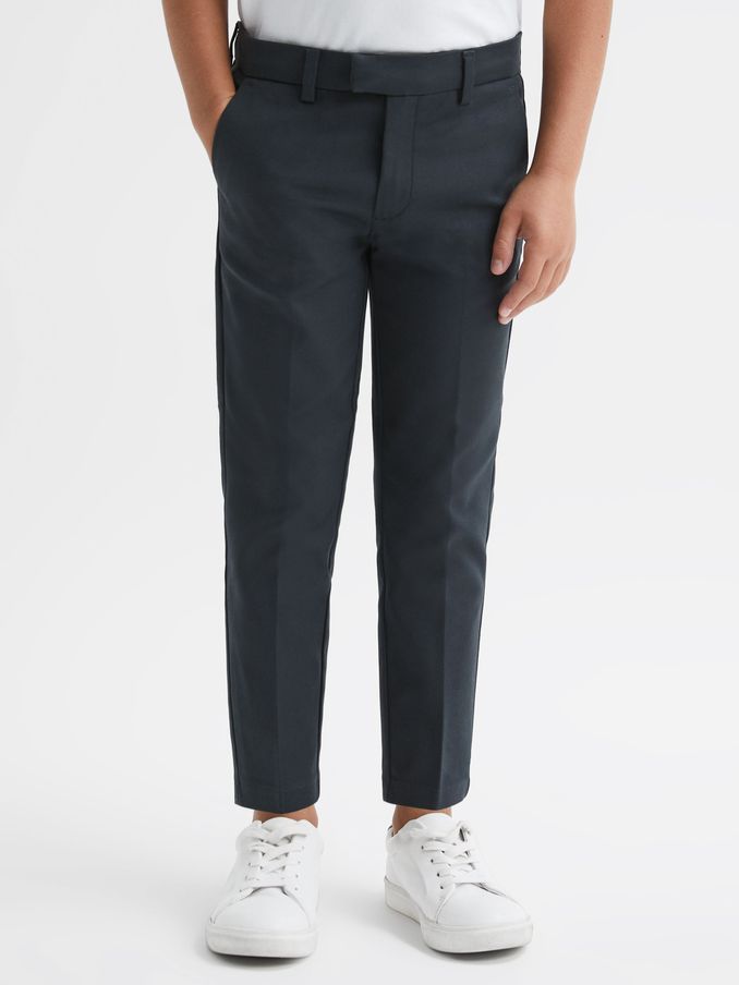 Slim Fit Chinos in Steel Blue (620729) | US$65